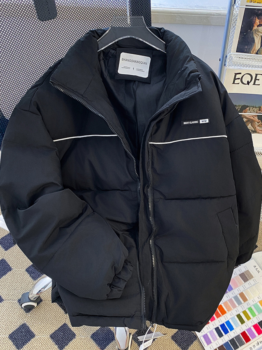 Winter Clothing Hong Kong - الرجعية الوقوف طوق القطن وسادة مبطنة