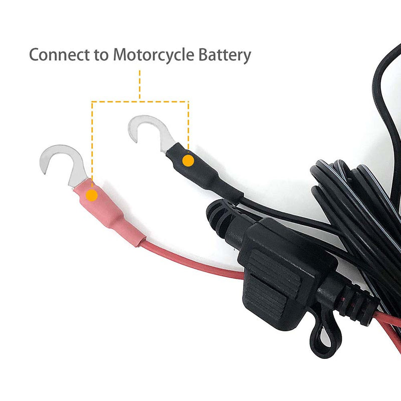 Heated Gloves Electric - كابل طاقة دراجة نارية أو سيارة