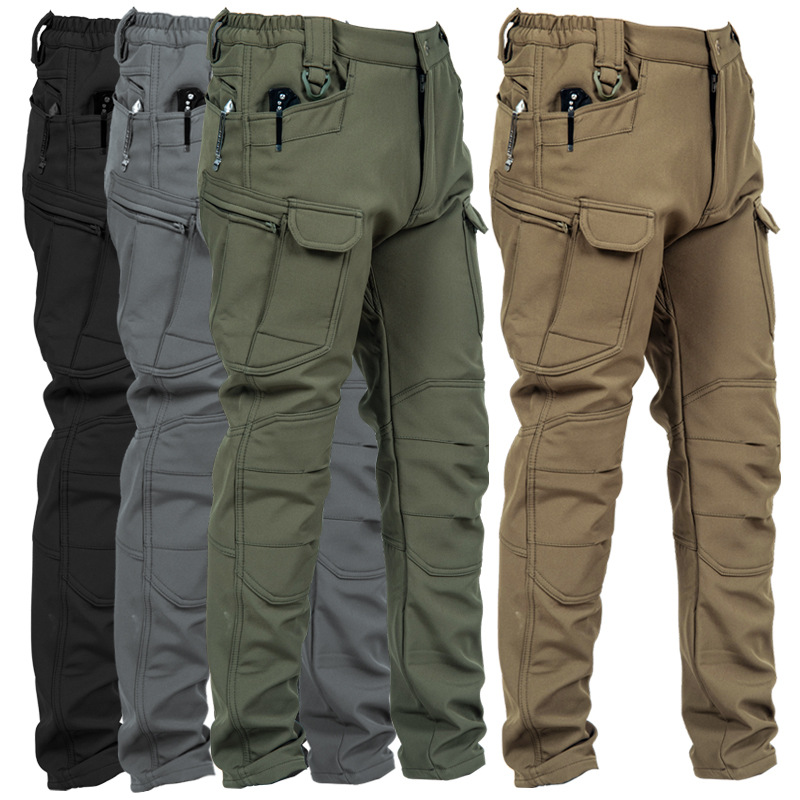 Winter Clothing Hiking - بنطلون عمل تكتيكي للرجال بقصة ضيقة