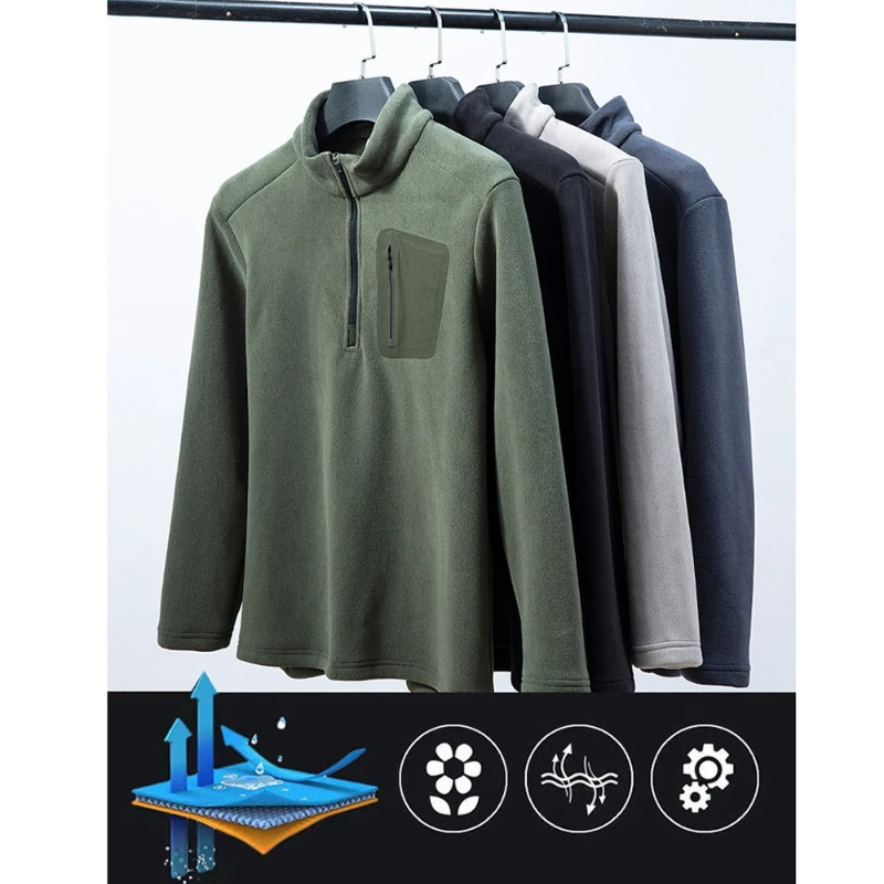 سترات رجالية من الصوف القطبي ل - مراجعة Winter Clothing Hiking وسعره
