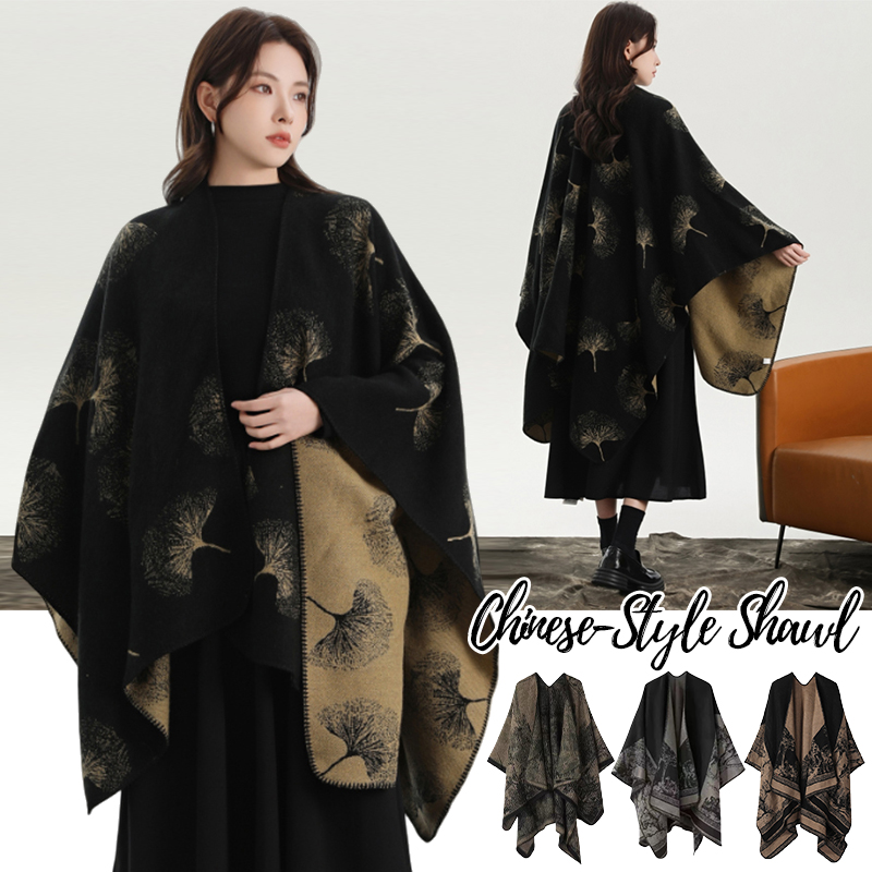 شال محبوك مطبوع للنساء للخريف  - مراجعة Winter Clothing Gift Ideas وسعره