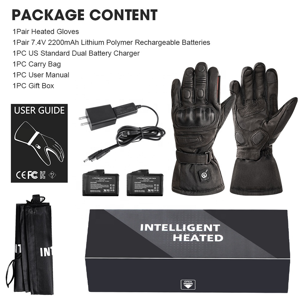 قفازات سباق كهربائية مدفأة عال - مراجعة Heated Gloves Electric وسعره